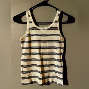 Girls Abercrombie white tank 13/14